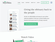 Tablet Screenshot of myobits.com